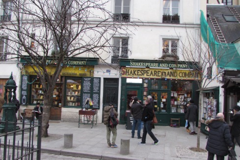 Shakespeare and Company bookshop, Paris, France. February, 2015.