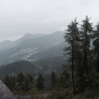 View from lower part of Eagle's Nest. Eagle's Nest, Germany.  June 2015.